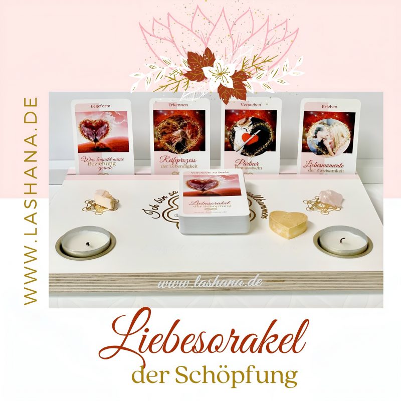 Liebesorakel der Schöpfung – Kartendeck für Seelenpartnerschaft, Bewusstsein & wahre Zweisamkeit