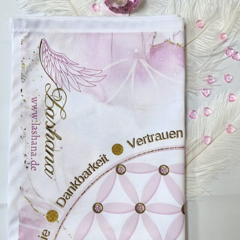 Kartenlegungstuch „Flower of Life“ – Heilige Basis für Karten, Heilung & Meditation