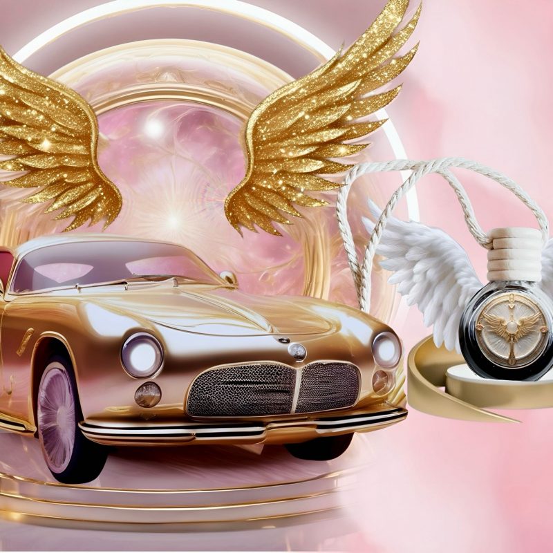 Angelscall – Dein Engel fährt mit - Auto-Talisman mit Erzengel-Michael-Schutz & lichtvollem Duftfeld