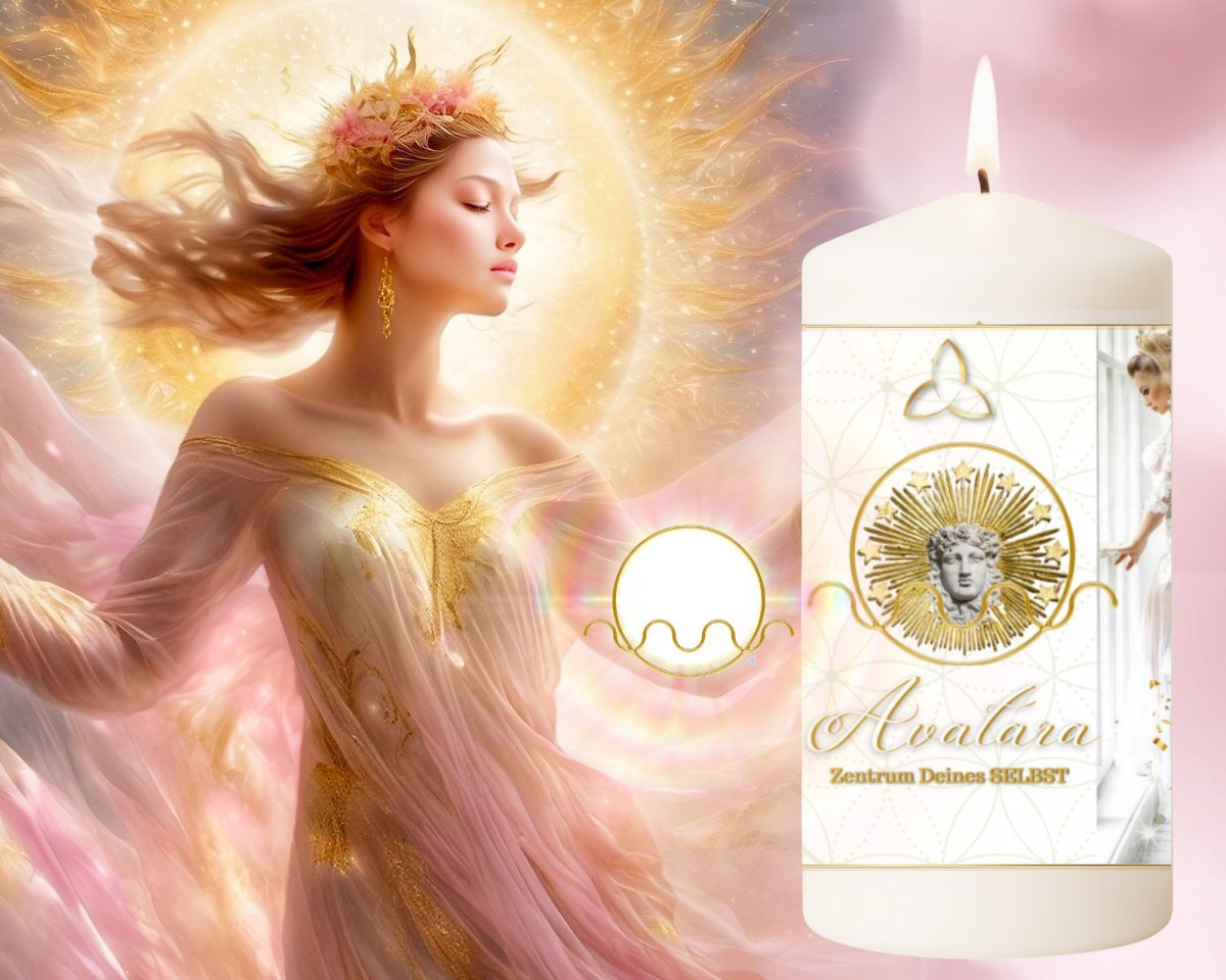 AVATARA – Kerze der Neuen Zeit - Sonnenlicht der Seele Zentrierung & Strahlkraft aus deiner göttlichen Mitte
