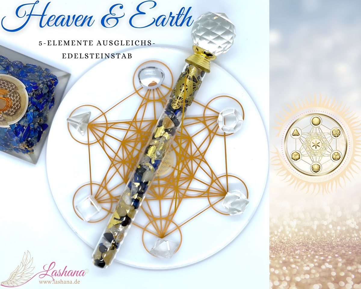 Heaven & Earth – Lichtstab – Ausgleich der fünf Elemente | Deine Verbindung zwischen Himmel & Erde – Bild 2