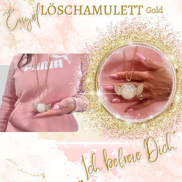 Engel Löschamulett „Ich befreie Dich“ Ein heiliges Lichtwerkzeug für Befreiung, Reinigung & Transformation