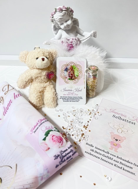 Therapeutisches 5-teiliges Heilkartenset" Inneres Kind ... heile mich, dann heilst Du Dich"