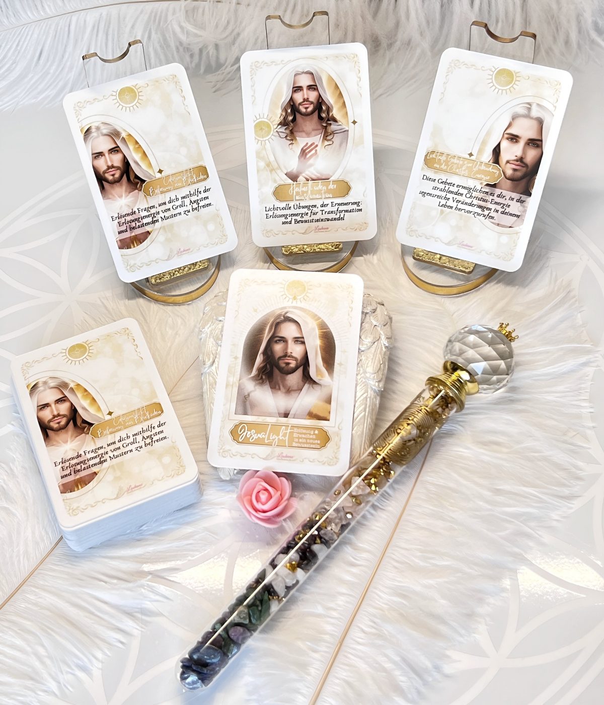 JesuaLight Kartendeck – Erlösung & Erwachen in ein neues Bewusstsein - Ein heiliger Pfad von der Wunde zur Wiedergeburt