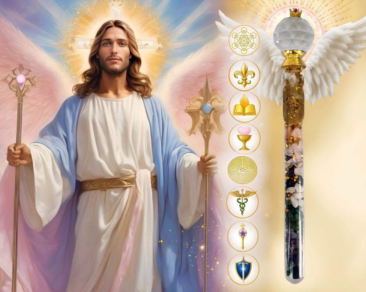 JesuaLight - Lichtstab - Himmlische Vereinigung mit der Christus-Energie & der strahlenden Präsenz der 7 Erzengel