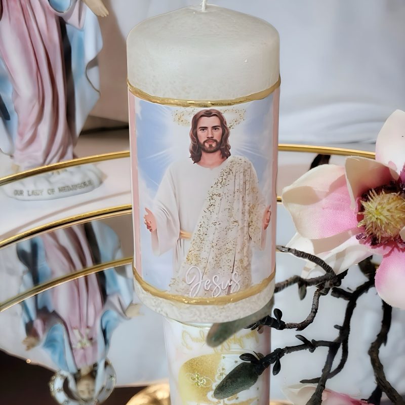 JesuaLight Kerze – Erlösung im Christuslicht