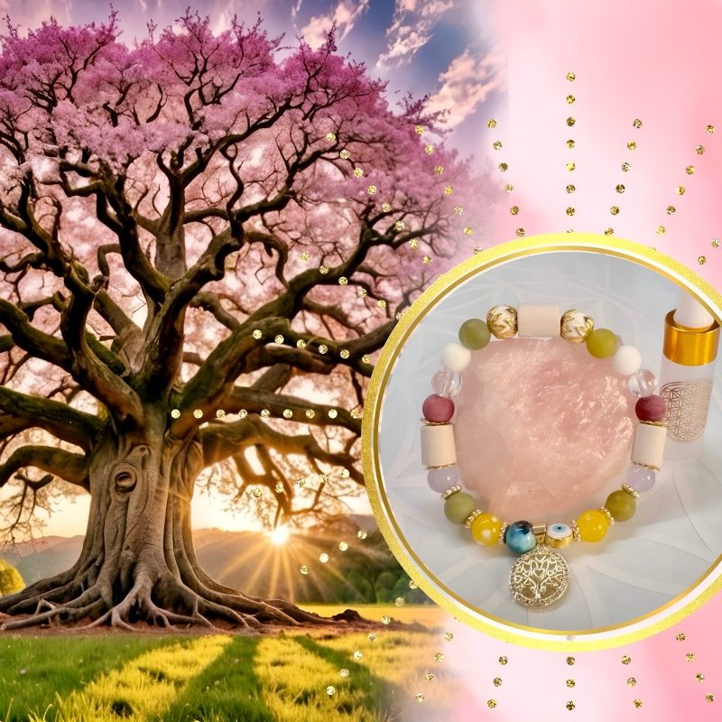 Sacred Vital & Balance – Energetisches Diffuser Schutzarmband für Entgiftung & Immunsystem-Stärkung