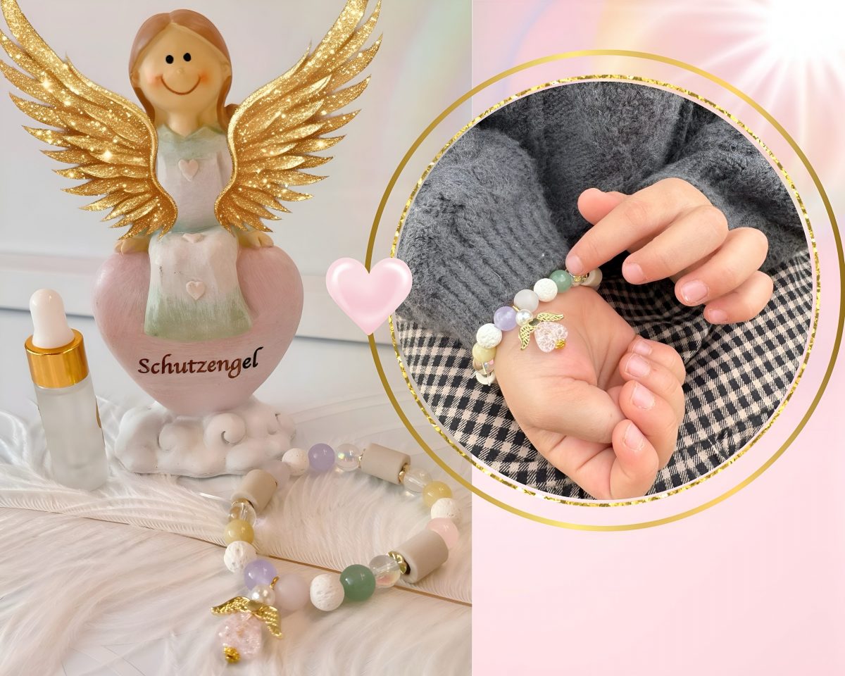 Sacred Guardian – Das schützende Diffuser-Armband für Kinder - Ein himmlischer Begleiter für Schutz, Stärke & Geborgenheit