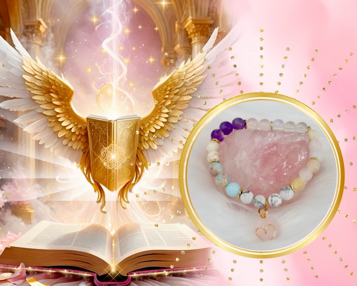 Heilarmband - Schlüssel zur Akasha – Lichtpfad durch das Tor der Weisheit für deine Verbindung zur Seelenbibliothek