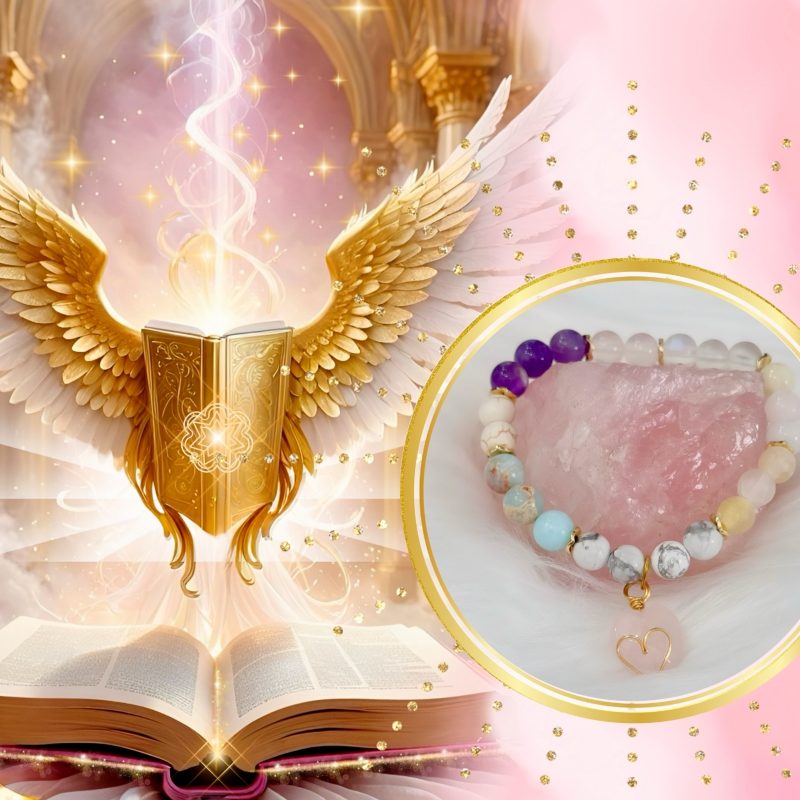 Heilarmband - Schlüssel zur Akasha – Lichtpfad durch das Tor der Weisheit für deine Verbindung zur Seelenbibliothek