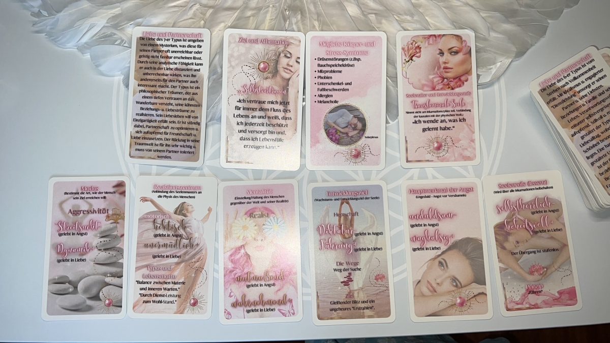 Kartendeck "Seelenblick… zurück und vor – Du bist, der Du warst" - Ein Blick hinter den Schleier deiner Inkarnationen – hinein in den Archetyp deiner Seele. – Bild 4