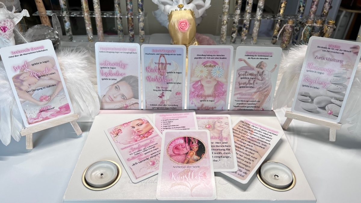 Kartendeck "Seelenblick… zurück und vor – Du bist, der Du warst" - Ein Blick hinter den Schleier deiner Inkarnationen – hinein in den Archetyp deiner Seele. – Bild 3