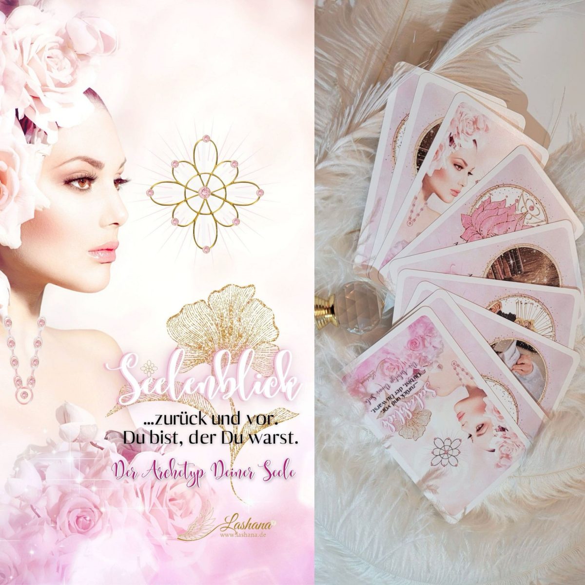 Kartendeck "Seelenblick… zurück und vor – Du bist, der Du warst" - Ein Blick hinter den Schleier deiner Inkarnationen – hinein in den Archetyp deiner Seele.