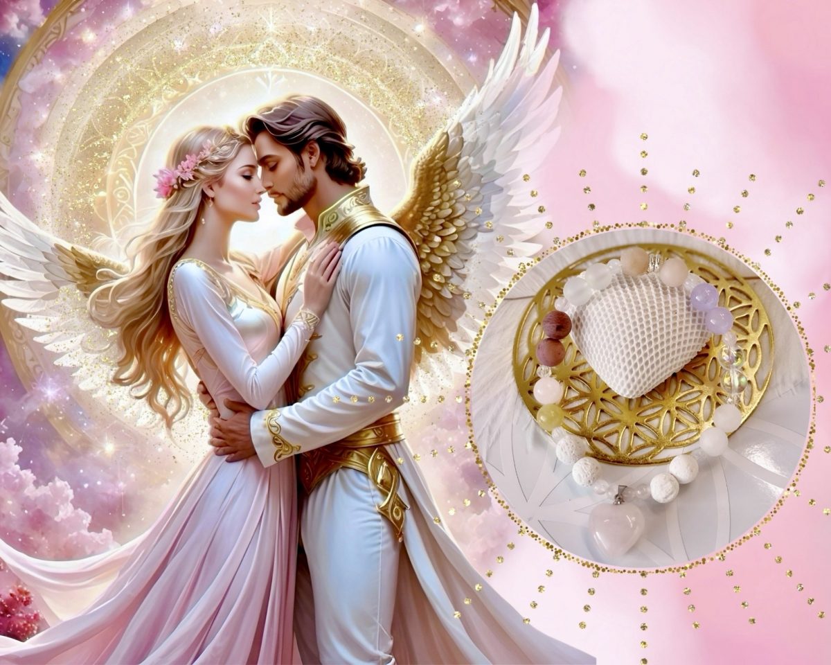 SoulmateLove – Das Diffuser-Armband Set für wahre Seelenverbindungen - Dein Begleiter für Herzöffnung, Liebe & kosmische Harmonie