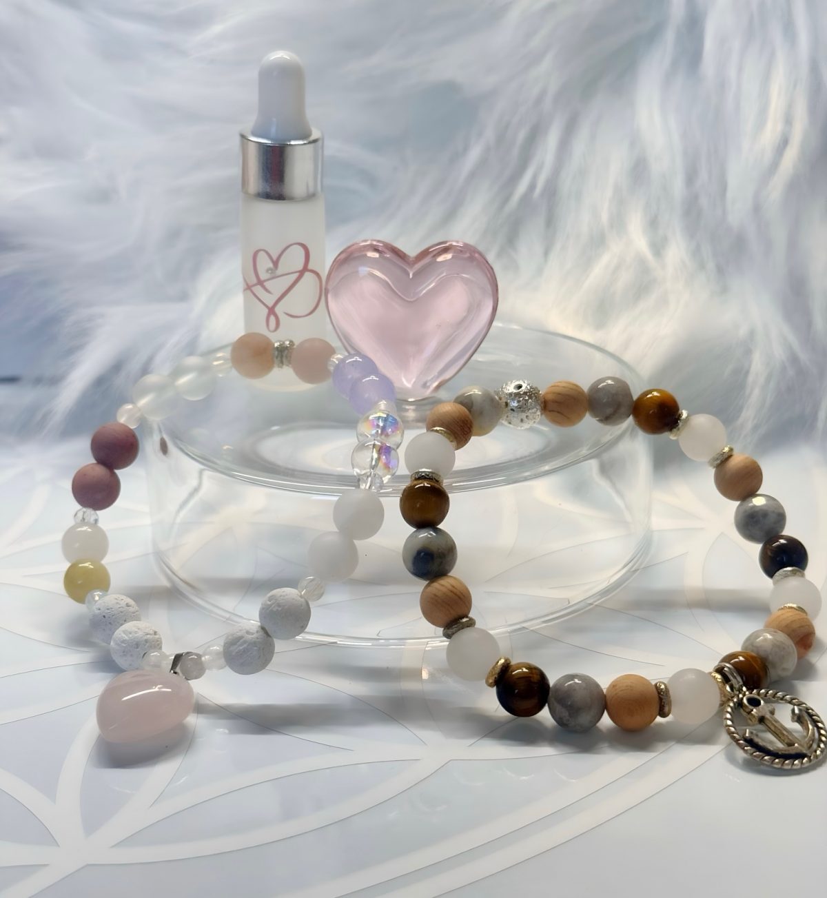 "SoulmateLove" – Das Diffuser-Armband 2er-Set für wahre Seelenverbindungen Dein Begleiter für kosmische Herzverbindungen & göttliche Liebe – Bild 2