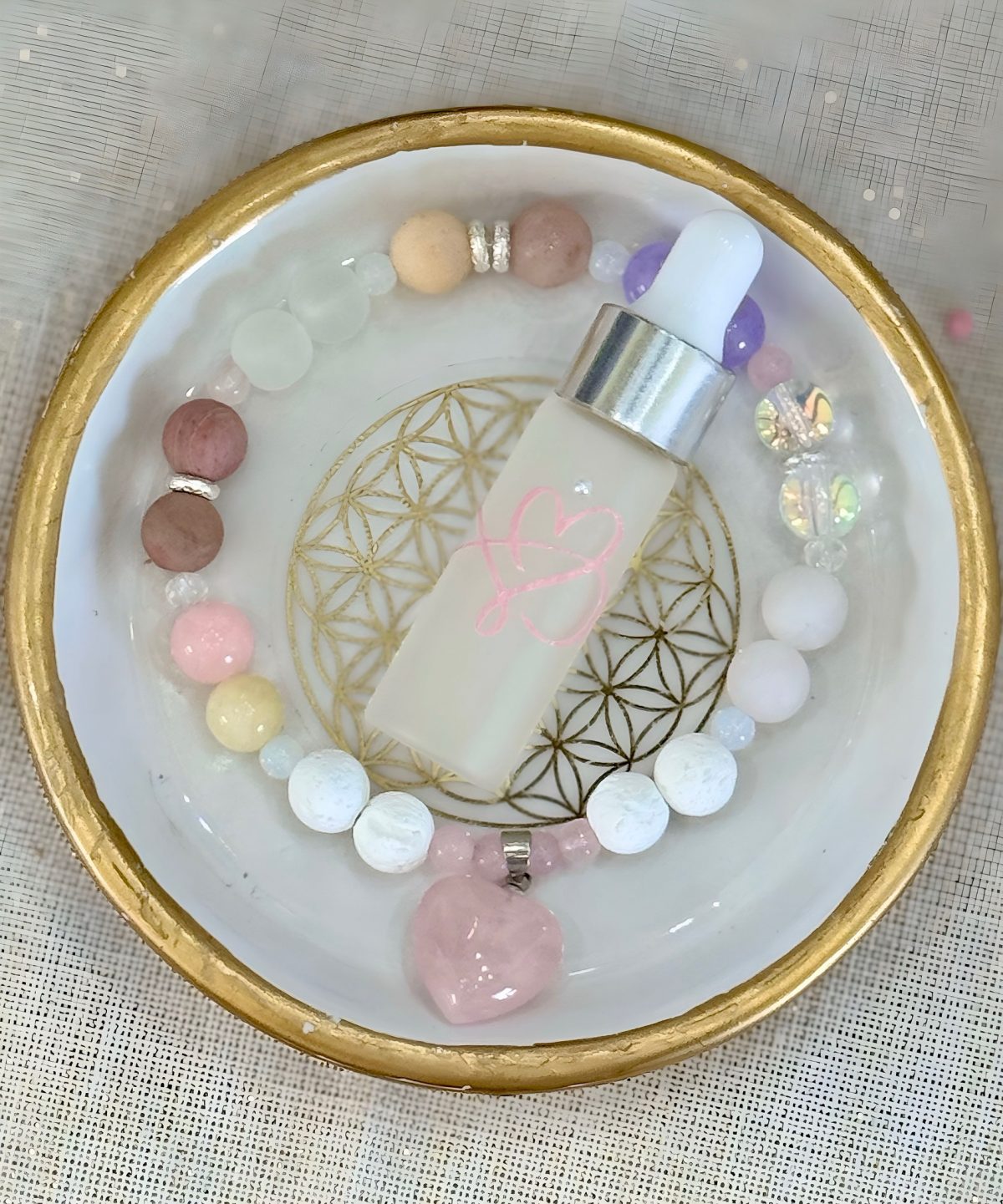 SoulmateLove – Das Diffuser-Armband Set für wahre Seelenverbindungen - Dein Begleiter für Herzöffnung, Liebe & kosmische Harmonie – Bild 3