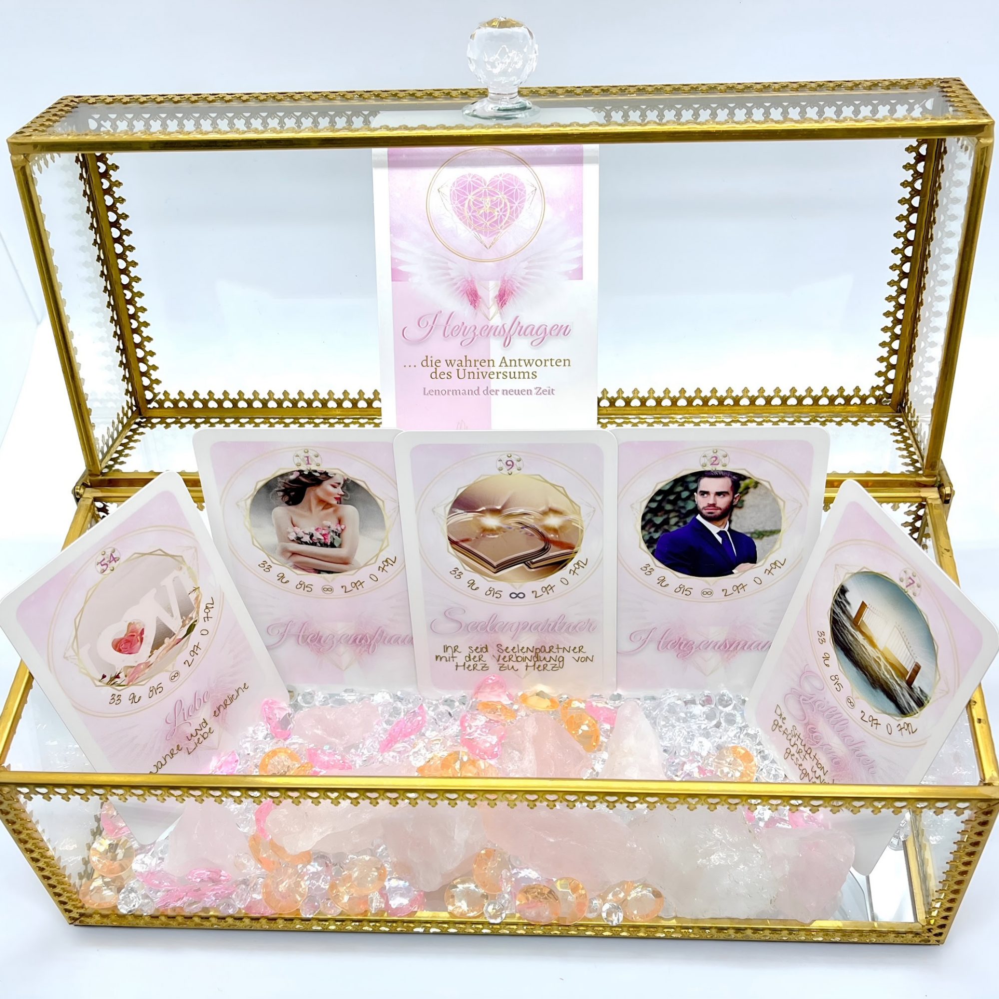 Lenormand Kartendeck der neuen Zeit - „Herzensfragen … die wahren Antworten des Universums“startbild shop