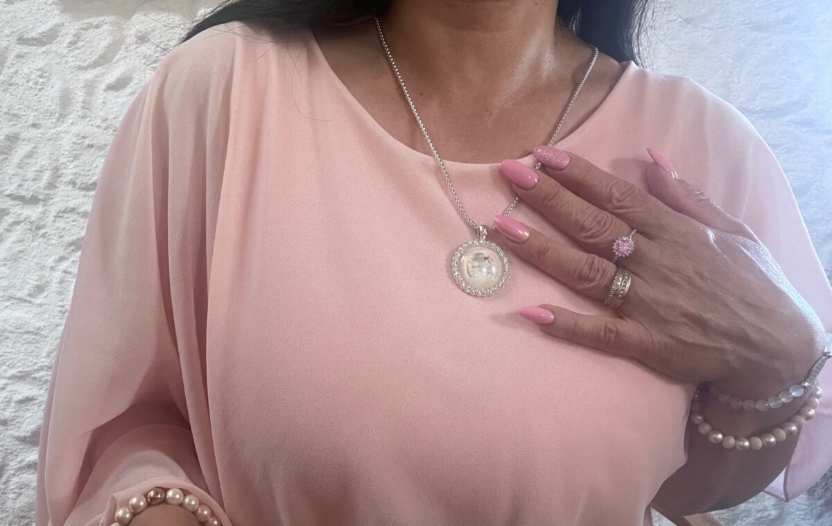 Übertragungsamulett „Ich trage Dich“ Lichtamulett zur Übertragung von Affirmationen, Heilimpulsen & Herzfrequenzen – Bild 4