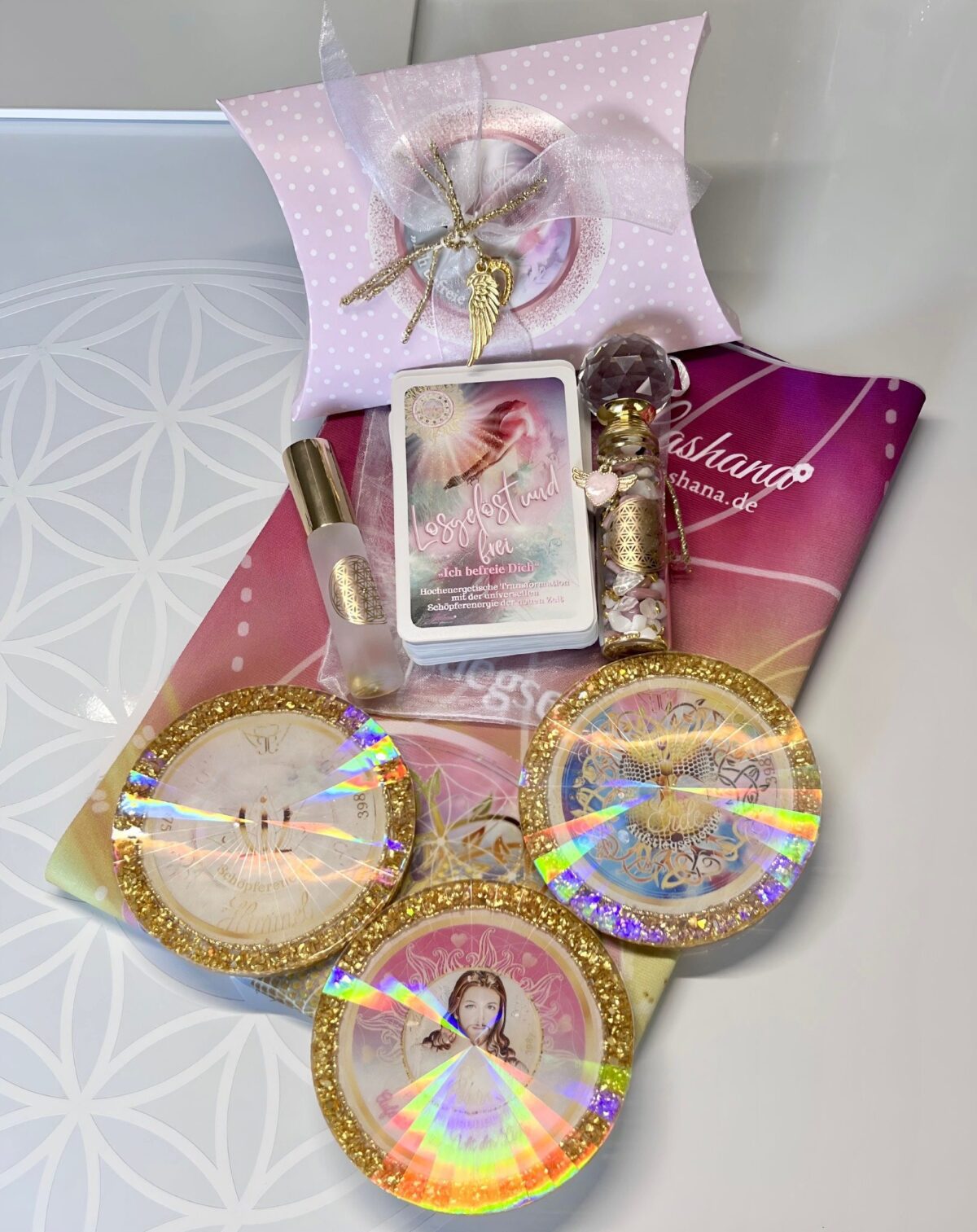 4-7-teiliges Transformations Kartenset„ Losgelöst und frei - Ich befreie Dich“