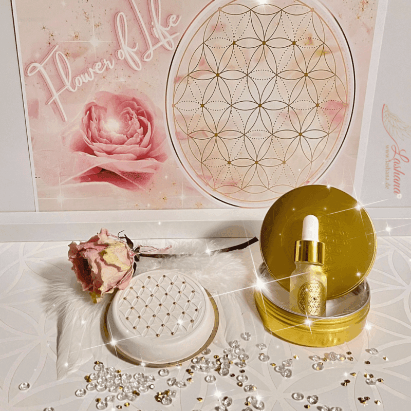 Flower of Life – 4-teiliges Lichtset für Schutz, Harmonie & universelle Anbindung an das göttliche Feld