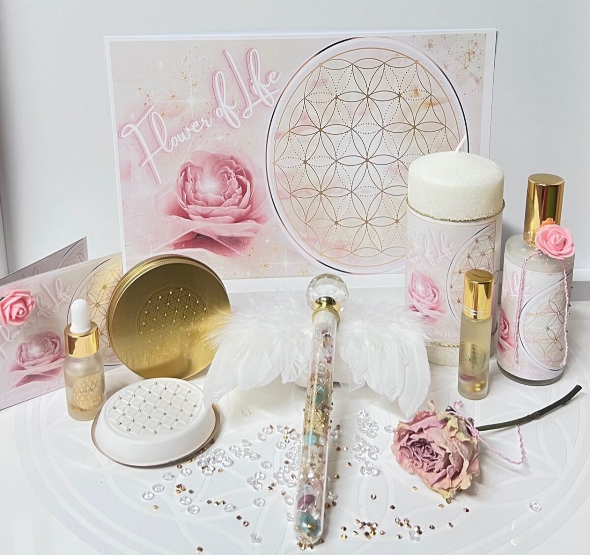 🌸 Flower of Life – Lichtstab der Harmonie & göttlichen Ordnung – Bild 4