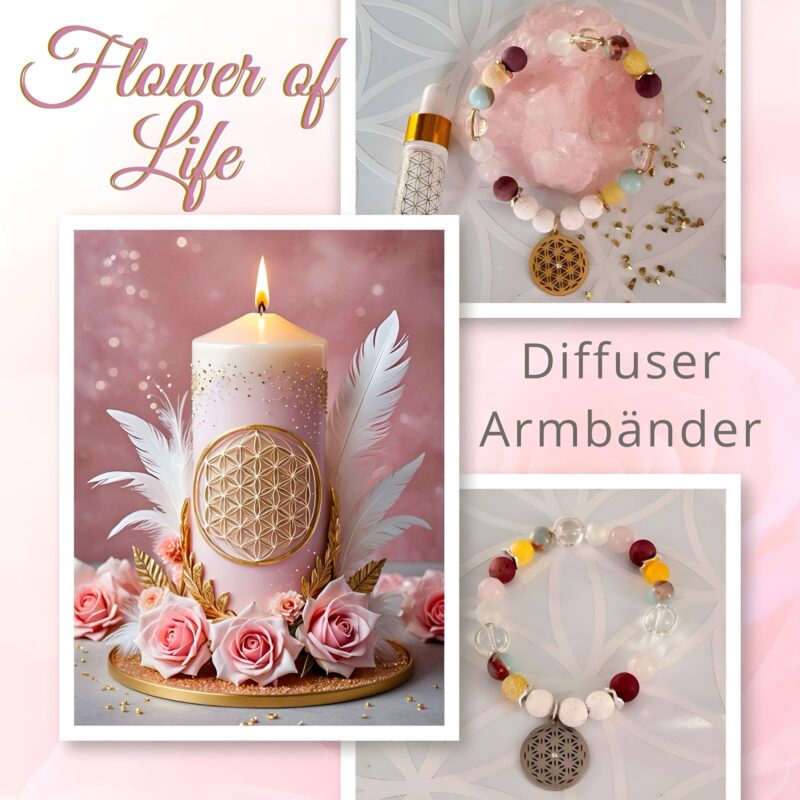 Flower of LIFE – Dein Diffuser-Armband-Set für Balance, Harmonie & Rückverbindung