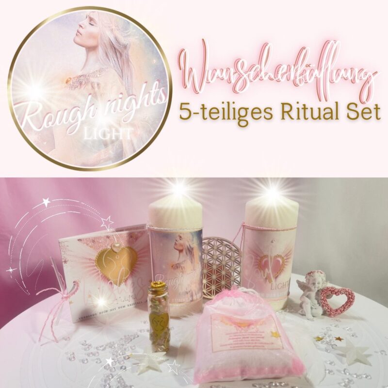 HeartWishes – Herzenswünsche im Licht der Rauhnächte - 5-teiliges heiliges Ritualset für Manifestation, Innenschau & Seelenverbindung