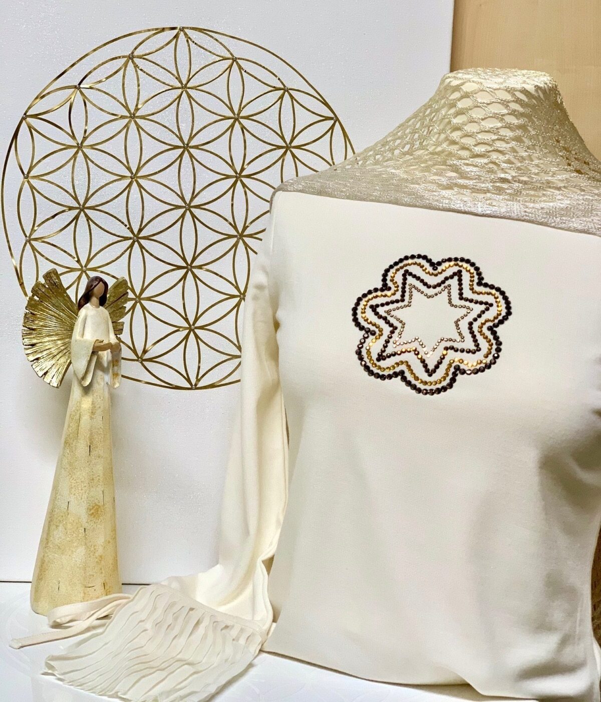 Spirituelle Kleidung – Dein individuelles Shirt mit Kristallen der Wirklichkeit & lichtvoller Energie – Bild 3